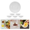 Plates 6 Pcs Dipping Bowls Appetizers Dish Round Sauce Dishes White Serving Mini Condiments Soy