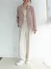 Campioni da donna in insonozkdg giacca rosa femminile da donna coreano Coat corto cappotto casual temperamento versatile piccolo 2024 blazer