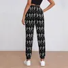 Damesbroeken Spookachtige Halloween Print Spring Dancing Skeletons Trendy Joggers Women Streetwear Custom Trousers Big Size