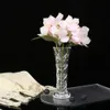 Vase de fleurs acrylique coloré transparent moderne contemporain moderne design floral conteneur décoration pour le bureau à domicile