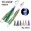 Accessoires Teaser 50g Octopus Sea profonde UV Trolling Fishing Lures Big Game Marlin Tuna Lure Lure Portable Bionic Squid Bait Soft