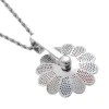 Colliers Ton Zir Hotselling Murakami Rainbow Sunflower Pendant Collier avec un pendentif à fleurs rotatives en zircone microset