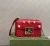 Sac de cadenas de créateur Perle Rivet Sacs d'épaule en cuir porte-carte fourre-tout