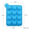 Baking Moulds 12 Hole Silicone Cake Mold Ball Shaped Die Lollipop Candy Chocolate Mould Kitchen Ice Tray Tool Accessories