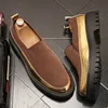 2024 Nouvelle arrivée Chaussures masculines de luxe en cuir de luxe Cuir décontracté conduite oxfords Flats Chaussures masculines mocassins Mocasins Italian Shoe for Men 38-43