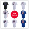 New Custom York Mets Baseball Jerseys Drew Smith Michael Tonkin 4 Francisco Alvarez Brett Baty Francisco Lindor Pete Alonso Omar Narvaez Harrison Bader