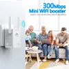 Routers 2.4GHz WiFi Extender Router IEEE 802.11 300Mbps WiFi Rang Extender 3 Modes EU/US Plug 2dBi Antenna with Network Cable for Home