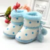 Botas meninas meninos sapatos infantis botas macias anti-deslizamento solto de neve de neve de neve