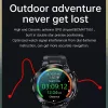 Control Men Smart Watch K37 GPS Outdoor Sport Fitness Tracker Bracelet Big Battery Super Long Standby Health Monitoring Smartwatch