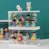 Bins Acrylic Blind Box Showcase Storage Organizer Action Figurer Display Case Dammtät Artcrafts Box Toy Doll Model Collectible