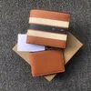 Luxe dames coache streep kaarthouders Designer Wallets man vouwen paspoorthouder munt portemonnees lange portemonnee lederen reliëf sleutelhanger sleutel zakje kaarthouder purnus