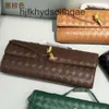 Woven Fashion Bag Hardware Buckle Long Women Purse Clutch Stick New Andiamo Lock Bottgas Handle Cross Venetas Single Shoulder Lady Bag Bags B4S2