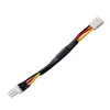 2024 Fan Resistor Cable 3 Pin 4 Pin Male To Female Connector Reduce PC Fan Speed Noise Extension Resistor Cable WireReduce PC Fan Noise Cable