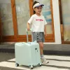 Bagagli bagagli per bambini adorabile valigia da viaggio su ruote spinner sedersi e guidare la scatola password da viaggio per bambini trasporto sulla borsa per bagagli del carrello