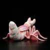 Cushions New Simulation Pink Orchid Mantis Plush Toy Cute Malaysian Orchid Praying Mantis Hymenopus coronatus Knife Mantis Doll Gift