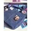 Richme Idol Card Women Ita Bags Fi Nuovo Subcultura in denim Bi spalle a tracolla fai -da -te fa harajuku in stile coreano Bolso Mujer e5em#