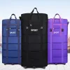 Bags Plus Airline Checked Bag Oxford Large Capacity Travel Universal Wheel Foldable Luggage Moving Storage Bag Rolling Packing Cubes