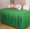 Table Cloth Polyester Pure Color El Tablecloth Conference Training Exhibition Sign In Elastic Gray22