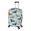 Accessories Washable Suitcase Cover Cute Dachshund Dog Travel Suitcase Protector Fits 18 to 32 Inch Luggage Zipper Closure