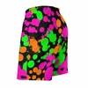 Neon Paint Board Shorts Trenky Man Short Graffiti Print Print Eversize Swimming Trunks Classic 240409