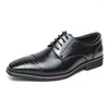 Sıradan ayakkabılar İngiliz tarzı erkekler röportajı iş üst düzey ziyafet resmi çok yönlü lüks çalışma yumuşak taban
