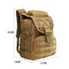 Sac à dos sac tactique Men Hommes armée de randonnée extérieure pochette imperméable d'escalade de roc de camping mochila