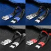 5V 3A Snabbladdningskablar 1m 2m 3M Micro Type C flätad legering USB -kabel för Samsung S8 S20 S10 S21 HTC Android Phone PC