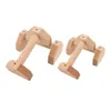 Storage Bags Wooden Push Up Bar Handles Anti Slip Handle For Indoor