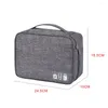 Storage Bags Travel Cable Organizer Bag Holder Accessory Professional Safe Memory Card Charger Electronics Accessories Gray