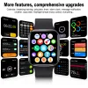 Horloges 2023 2.1 "Ultra Smart Watch Men Bt Call GPS Meerdere sportfitness horloges Waterdichte sport smartwatch vrouwen voor Xiaomi Huawei