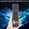 Contrôle EN2F30H Remote Control compatible avec Hisense Smart TV 43S4 50S5 58S5 70S5 75A7100 50H6G 55H6G 65H6G 32A4BG 32A4CG 32A4DG