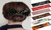 Fashion Print Deft Bun Maker Hair Bands Multicolor Headband Braider Makers Fabric Knotted Hair Braider Tool Hair Accessories8922418