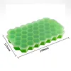 Ferramentas bandeja de cubo gelo gelo honeycomb molde alimento alimento moldes de silicone flexíveis para cauda de uísque s