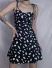 Vestidos casuais estilo francês estilo retro adulto jovem deco