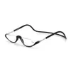 Folding Neck Reading Glasses for Men Hd Fashion Half Frame Magnet Women