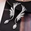 S925 PIN CLIP FORRING DO WOMEN AAA LUXURY CHARMS WINGS OF ANGEL HOOPING UK Mankiety Koreańska biżuteria mody Hiphop 240408