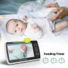 Monitors 5 Inch Baby Monitor with Camera 360° PanTilt 1000ft Mother Kids Children's Came Portable Video Nanny Baby Items Free Shipping