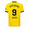 23 24 DORTMUNDS 50th Special Edition Soccer Jerseys Kit quatrième 4th Sancho 2024 Haller Reus Moukoko Brandt Trikot Anniversary Football Shirt