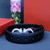 Designer riem mode buckle echte lederen riem mannen vrouw jurk riemen klassieke letter 8 buckle luxe zwarte tailleband riemen breedte 3.3 3,8 cm met doos aaaaaaaaaaaa