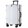 Bagage Partihandel Aluminium Frame Travel Trolley Bagage stor kapacitet Retro 20 tum universella hjul ombordstigning av resväska