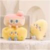 Stuffed Plush Animals P Cute Pretzel Crossant Toast Bread Food Toy Cartoon Boba Tea Baguette Poach Egg Decor Doll For Girl Kids Birthd Dhtw6