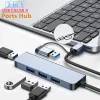 Hubs 2 en 1 4/5/7 Puerto USB Expandor USB 3.0 Hub Tipo C Divisor Tipo C Dock Adapter Multiport Expander USB Expander para Tobe Tablet de Xiaomi