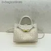 Trendy Original Bottegs Venets Brand -Taschen für Frauen 2024 Neue gewebte echte Ledertasche vielseitige Mode lässige Umhängetaschen mit 1to1 Logo