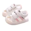 D3AD Sandalen PU Leer Summerals For Children 2024 Trend Fashion Boy Girls Beach schoenen Anti-slippery zachte peuter schoenen schoenen 240419