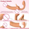 Factory Wholesale thrusting dildo Double Ended G Spot Vibrator Adult Sex Toys double dildo for Women Lesbian strapless dildo