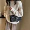 leftside Y2K Style PU Leather Small Underarm Bags for Women 2023 Winter Korean Fi Zipper Design Shoulder Bag Handbags 55Wz#