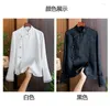 Etnische kleding Chinees retro jacquard imitatie vintage shirt dames lente zomerstijl blouse elegante tang pakken qipao top