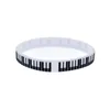 100 st piano key silicone gummi armband bra att använda i alla fördelar gåva för musik fans264x