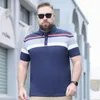 Men's Polos Yum! Summer Short Sleeved Fat Guy Plus Polo Shirt