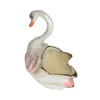 Figurine decorative Swan Tinket Boxy Gioielli Contenitore Pentola per uccelli Figurazione Tabletop Decorazione Metal Craft